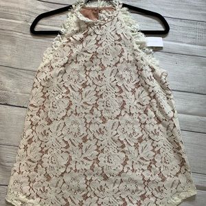 Sugar lips white lace blouse